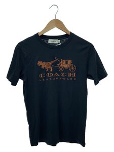 COACH◆Tシャツ/XS/コットン/BLK/RN132154/CA57938