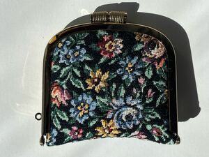 ヴィンテージ ** ゴブラン織のコインケース vintage purse