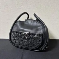 Christian Dior クリスチャン ディオール レザー ショルダーバッグ