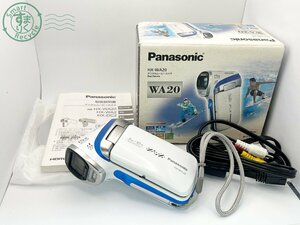 2407604491　■ Panasonic パナソニック HX-WA20 デジタルビデオカメラ ホワイト バッテリー付き 通電未確認 ジャンク カメラ