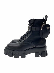 PRADA◆ブーツ/US6.5/BLK