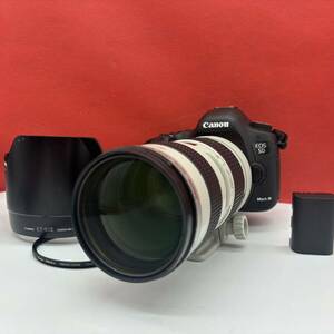 ◆ 【防湿庫保管品】 Canon EOS 5D Mark Ⅲ デジタル一眼レフカメラ ZOOM LENS EF 70-200mm F2.8 L ultrasonic シャッターOK キャノン