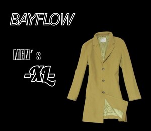 送料込み 美品メンズXL◇BAYFLOW◇チェスターコート