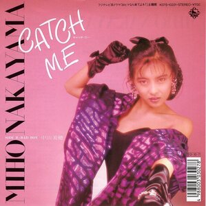 C00163106/EP/中山美穂「Catch Me / Bad Boy(1987年・K07S-10221・角松敏生プロデュース・JADOES参加・鷺巣詩郎編曲・和モノ・ディスコ・