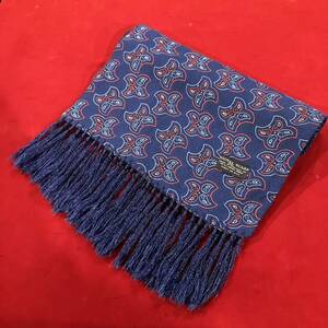 イギリス古着　tootal scarf vintageトゥータルスカーフ　スカーフ　フリンジ付き　英国ヴィンテージ　vintage tootal MV965