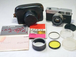 現状品 Canon キャノネット フィルター カバー付き 取説付き ジャンク