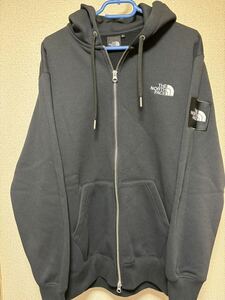 THE NORTH FACE ノースフェイス スクエアロゴフルジップ（ユニセックス）パーカー ブラック サイズL