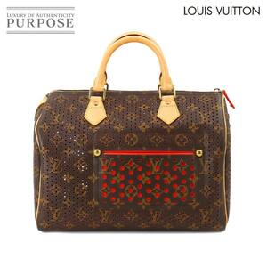 ルイ ヴィトン LOUIS VUITTON モノグラム ペルフォ スピーディ 30 ハンド バッグ ブラウン オランジュ M95182 Speedy 30 90219313