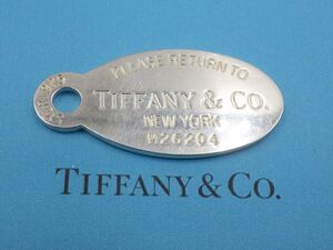 368243【1円スタート】TIFFANY＆Co. ティファニー リターントゥオーバルタグ 925 ペンダント トップ