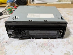 U393R KENWOOD オーディオ 1DIN AUX CD USB CDプレーヤー ケンウッド スズキ車ハーネス付　動作確認済