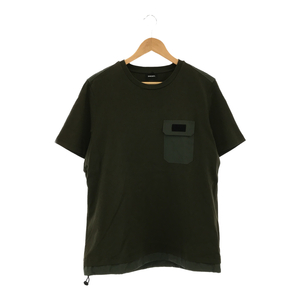 DIESEL ディーゼル 【men1586M】 A00577 0WAXK T-ARMI トップス Tee T-SHIRT Tシャツ カーキ メンズ トップス ポリエステル コットン AG