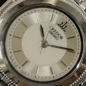 セイコー クレドール 4J81-0A30 クォーツ 腕時計 レディース 未稼働品 シルバーカラー ファッション小物 SEIKO