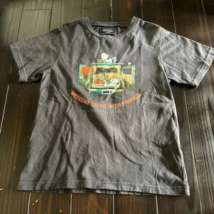 KRIFF MAYER★スヌーピー★半袖Tシャツ★中古★140★半袖★キッズ★Tシャツ★子供服★グレー