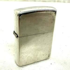 B851-H29-825▲ Zippo ジッポ STERLING SILVER スターリングシルバー 1996 オイルライター 火花あり