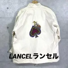 【美品】LANCELランセル オーバーサイズ9ブルゾン 刺繍