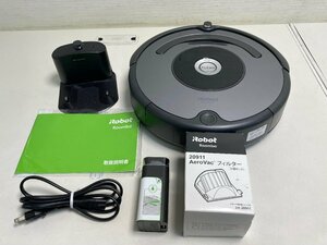 【★35-2954】■ジャンク■ジャンク iRobot Roomba ルンバ 643 MA 01730 2020年製 本体通電のみ確認 ロボット掃除機（5763）