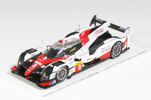 スパーク 1/43 トヨタ GAZOO Racing TS050ハイブリッド 8号車 2017 シルバーストーン 優勝モデル TOYOTA GAZOO Racingチーム別注