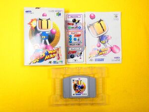 (DIG-23) Nintendo 64 ロクヨン ソフト 「 爆ボンバーマン 」ゲームソフト※動作未確認@送料600円(12)