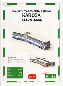 RW 1:43　連結都市間バスKAROSA　C744.24（CSAD）（Card Mode)