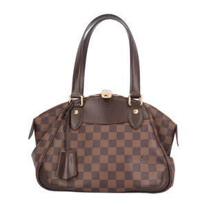 ルイヴィトン ヴェローナPM ダミエ ハンドバッグ ダミエキャンバス N41117 ブラウン レディース LOUIS VUITTON 中古 美品