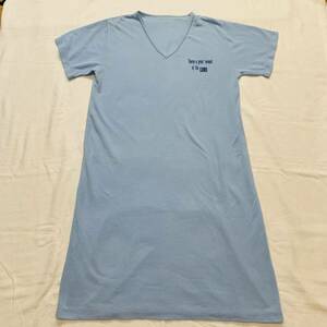 【涼しげ♪】水色ロングTシャツ　F