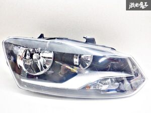 VW フォルクスワーゲン純正 6RCBZ ポロ 前期 ハロゲン ヘッドライト ヘッドランプ 右 右側 右ハンドル 6R2 941 008 F 棚2K23