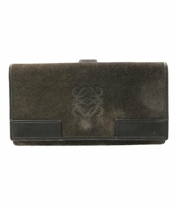 ロエベ 長財布 スエード レディース LOEWE [0604]