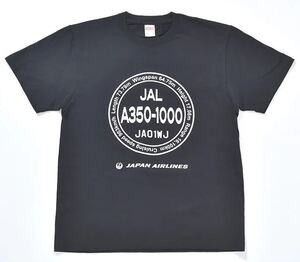 JAL A351Ｔシャツ（黒）Mサイズ