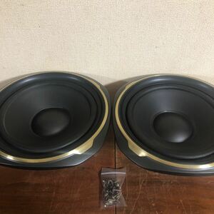 冒険価格！KENWOOD ケンウッド スピーカーシステム S-3i スピーカー ウーファー　ペア 専用ネジ付き　音出しOK!