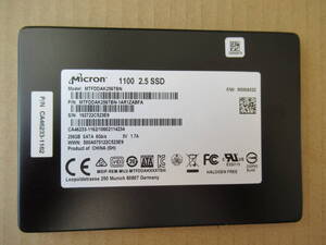 ♪♪1円 ～スタートMicron 1100 SATA SSD 256GB 2.5インチ 中古♪♪使用時間:22433H