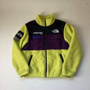 ノースフェイス シュプリーム フリースジャケット M ゴアテックス イエロー THE NORTH Face Fleece