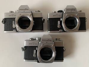 ★ジャンク品　ミノルタ　★minolta SR-T101 ボディ（シルバー）3台