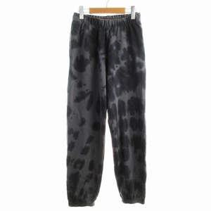 エックスガール x-girl TIE-DYE SWEAT PANTS スウェットパンツ ダイダイ染め 総柄 M グレー 105221031006 /KJ レディース