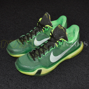 【NIKE/USED】KOBE 10 (VINO) US10 [24/05]ナイキコービーＸビノポイズングリーン Kobe Bryant コービーブライアント