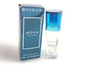 満量　ブルガリ　BVLGARI　AQUA POUR HOMME　アクア　プールオム　オードトワレ　ボトル　ミニ香水　5ml　YMK-641