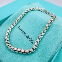 【TIFFANY&Co】鏡面仕上げ　ベネチアン　ブレスレット