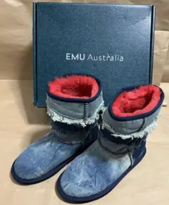 EMU Australia デニム ムートンブーツ 22cm