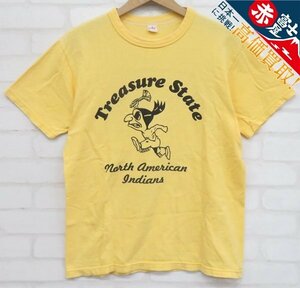 8T2549【クリックポスト対応】THE FLAT HEAD Treasure State 半袖Tシャツ フラットヘッド