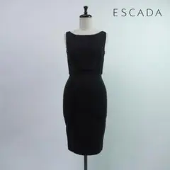 美品 ESCADA タイトワンピース  ブラック サイズ32*PC109