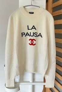 希少　CHANEL シャネル　カシミヤ　la pausa ニット　36