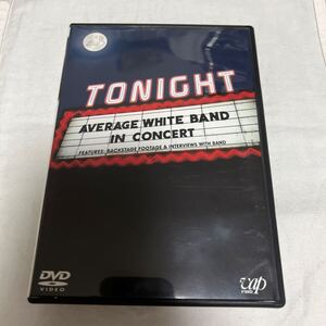 送料無料!!! AVERAGE WHITE BAND in concert 日本盤DVD ライナー付