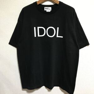 [送料無料]BiSH/ビッシュ/IDOL Tシャツ/バンドT/ブラック/XLサイズ