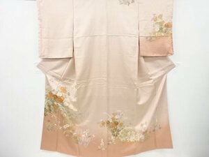 ys7122685; 宗sou 金彩　秋草模様刺繍訪問着【着】