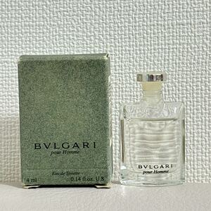 【新品未使用】BVLGARI ブルガリ　プールオム オードトワレ 4mL ミニ香水