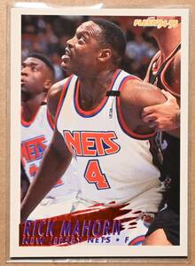 RICK MAHORN (リック・マホーン) 1995 FLEER トレーディングカード 【NBA,Nets,ニュージャージーネッツ】