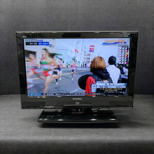 25C019_ジ6 MITHUBISHI 三菱 26V液晶テレビ REAL LCD-26BHR400 ブルーレイ HDD500GB内蔵 2011年製 テレビ 現状品 中古