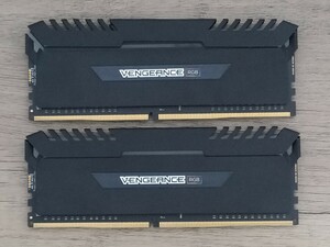 CORSAIR VENGEANCE RGB DDR4 2666MHz 8GB×2枚 計16GB 【デスクトップ用メモリ】