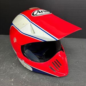 貴重 当時物 Arai アライ MX Spirit スピリット サイズL 59-60cm オフロード フルフェイス ジェット 可変 ヘルメット オンロード レトロ