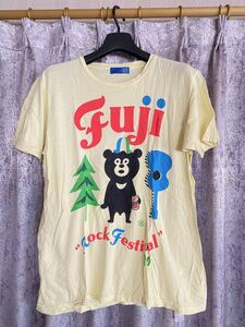 ビームス beams 半袖 Tシャツ 半袖Tシャツ フジロックフェス フジロック fujirockfestival fuji rock fesレア 限定 黄色 くま ワンダーベア