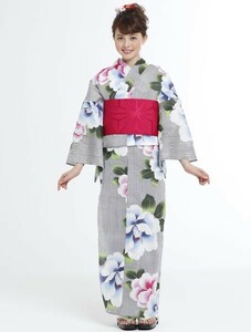 浴衣 単品 仕立て上がり 女性用 綿100％ 花まい HANAMAI 花柄 古典柄 現代柄 新品（株）安田屋 NO28123